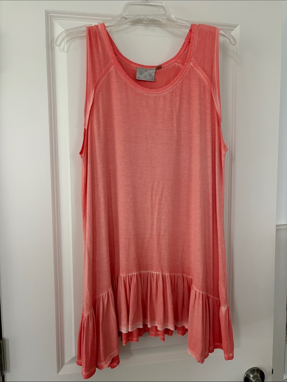 Dantelle Coral Ruffle-Hem Tank Top